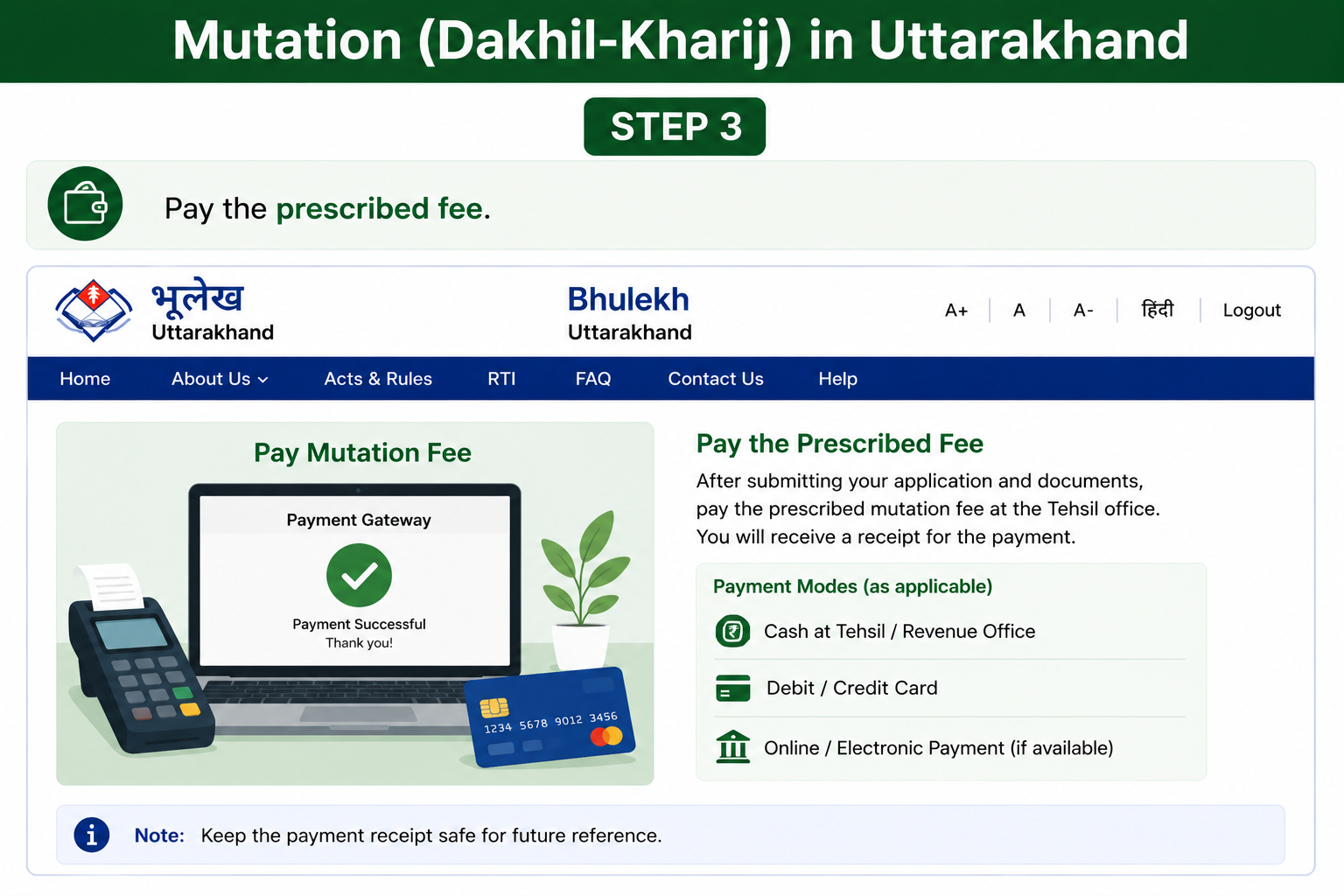 Mutation Uttarakhand Step 3
