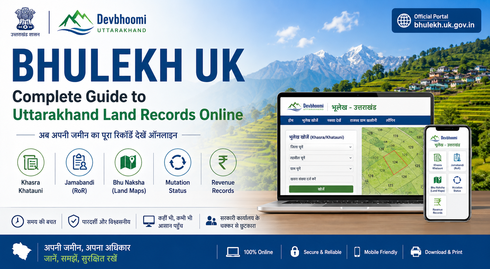 Bhulekh UK Uttarakhand Land Records